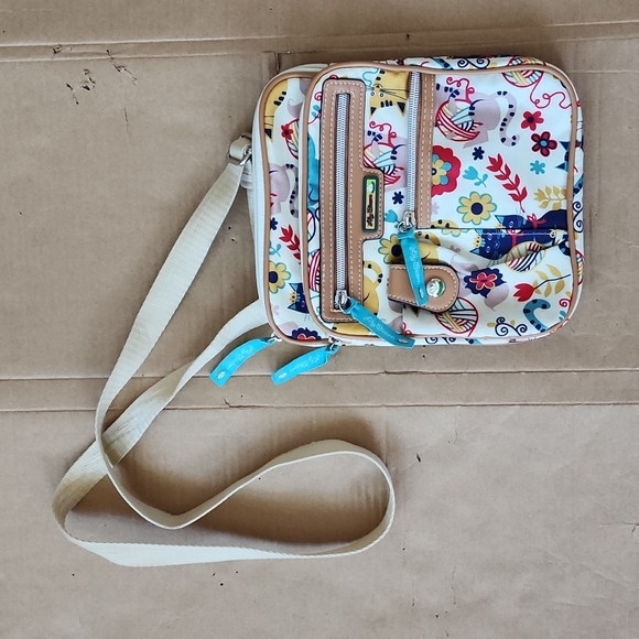 Lily Bloom Bags Lily Bloom Cat Floral Themed Crissbody Purse Poshmark